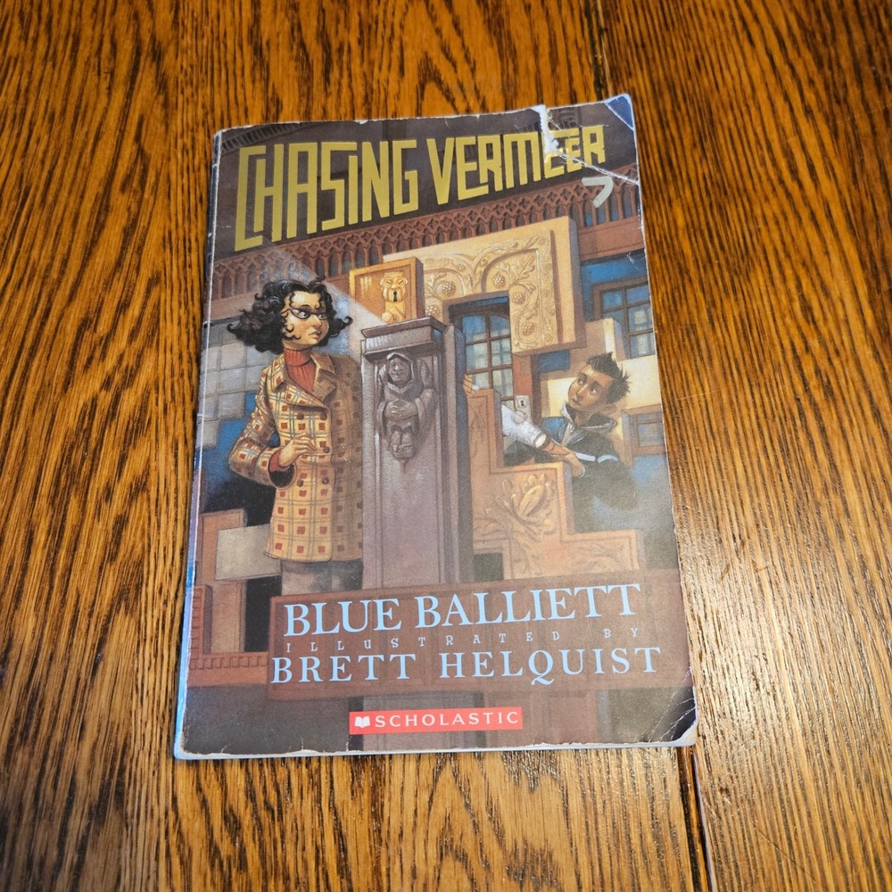 Chasing Vermeer Blue Balliett Brett Helquist Scholastic Mystery Paperback Book
